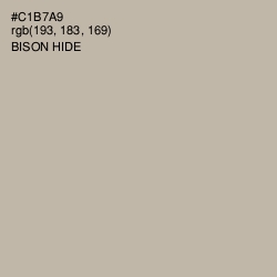 #C1B7A9 - Bison Hide Color Image